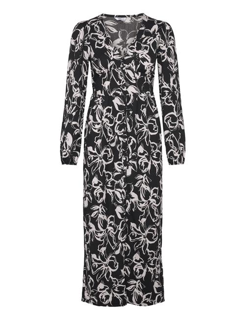 Bubbleroom | Structure Button Midi Dress | M