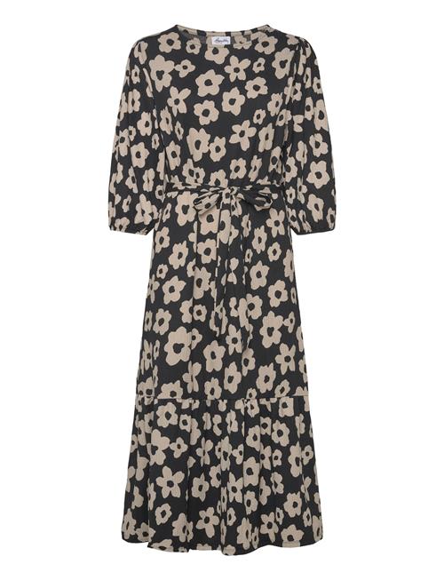 Bubbleroom | Structure Flounce Midi Dress | 32-34 x 126