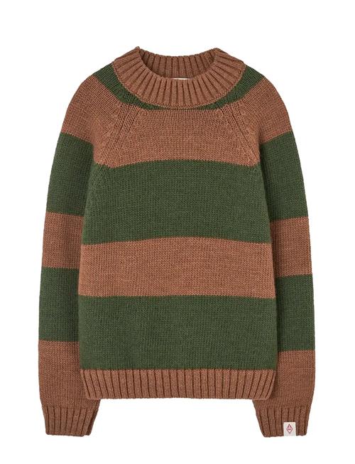 THE ANIMALS OBSERVATORY | Stripes Brown Boxfish Sweater | 6 Y