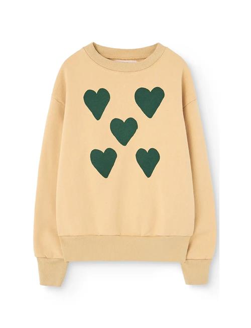 THE ANIMALS OBSERVATORY | Hearts Soft Brown Bear Sweatshirt | 6 Y
