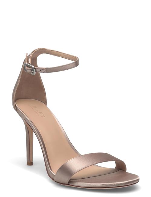 Lauren Ralph Lauren | Allie Pavé-Buckle Satin Sandal | 38
