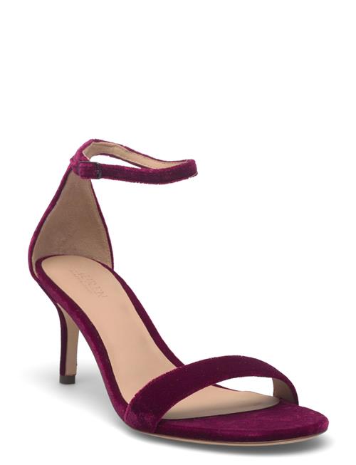 Lauren Ralph Lauren | Allie Mid-Heel Velvet Sandal | 37