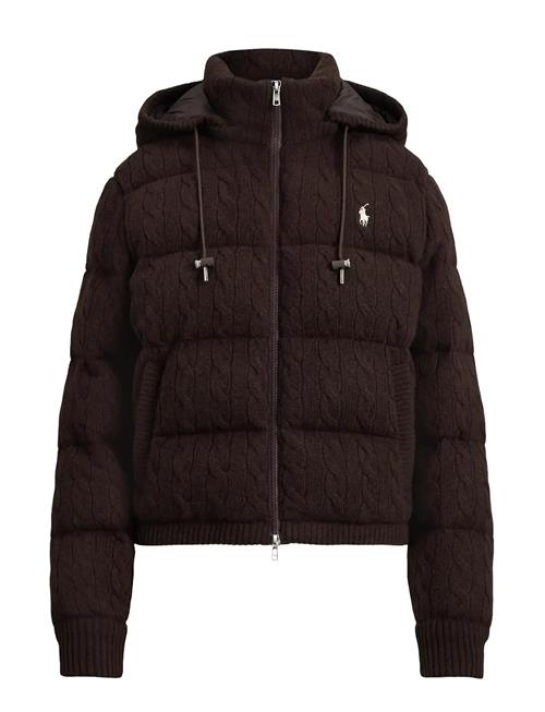 Polo Ralph Lauren | Cable-Knit Wool-Cashmere Quilted Jacket | L