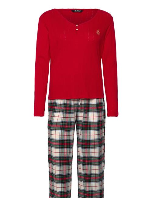 Lauren Ralph Lauren Homewear | Lrl L/S Knit Top Long Pant Pj Set | L