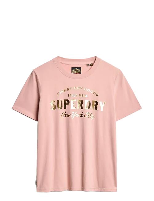 Superdry | Luxe Metallic Logo Relaxed Tee | 12