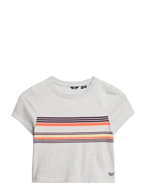 Superdry | Vintage Stripe Crop Tee | 10