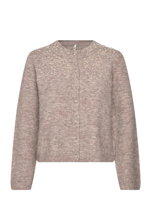 ONLY | Onlmiggie Ls O-Neck Pearl Cardiga Ex Knt | L