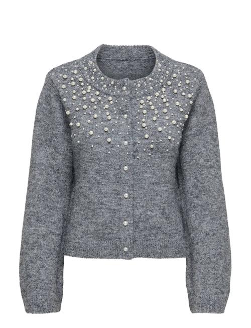 ONLY | Onlmiggie Ls O-Neck Pearl Cardiga Ex Knt | S