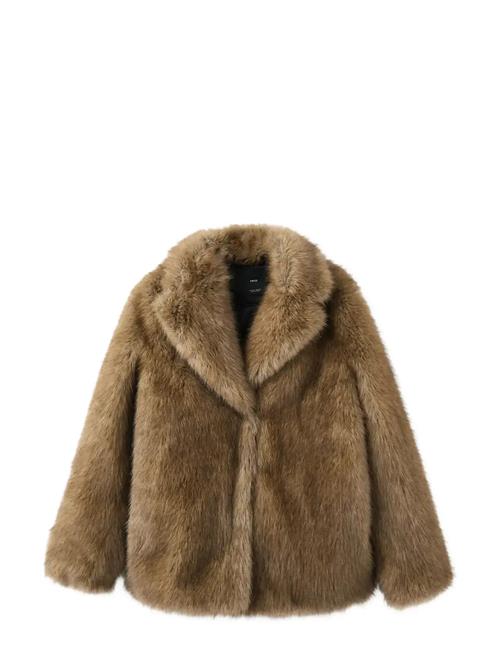Mango | Faux-Fur Coat With Lapels | XS