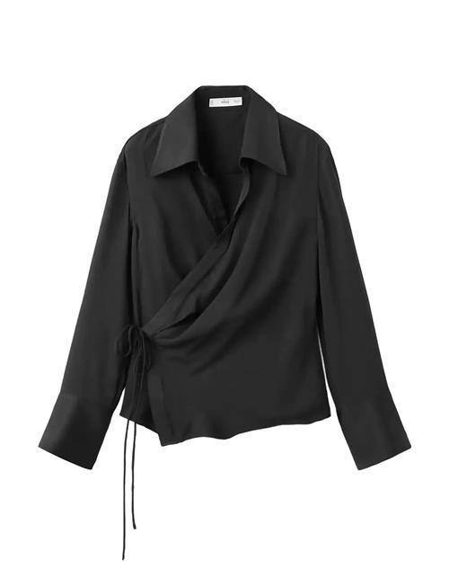 Mango | Cross-Over Satin Blouse | S