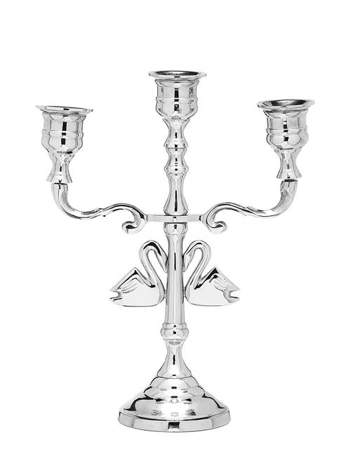 Anna + Nina | Argent Swans Candle Holder | H8.5CM