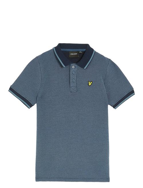 Lyle & Scott | Two Tone Waffle Polo Shirt | 134-140