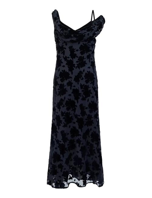 French Connection | Kara Burnout Twisted Midi Dres | 38