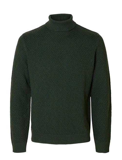 Selected | Slhtrevor Ls Knit Structure Roll Neck | M