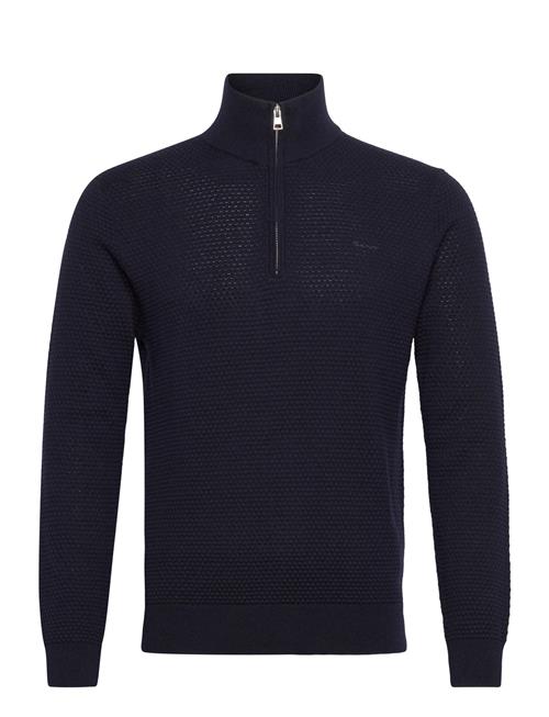 GANT | Textured Cotton Merino Half Zip | XL