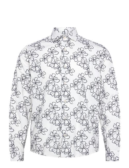 Lindbergh | Washed Denim Shirt W. Embroidery L | L
