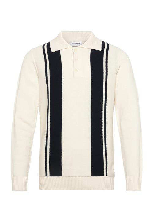 Lindbergh | Knitted Block Stripe L/S Polo | M