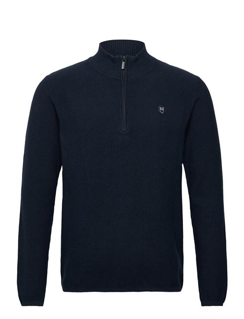 Knowledge Cotton Apparel | Organic Cotton Half Zip Pique Knit | XXXL