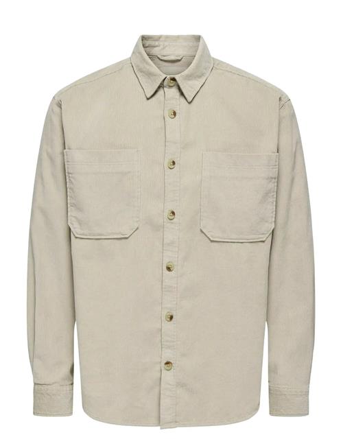 ONLY & SONS | Onsalp 2Pkt Washd Cord Ls Shirt Otl | XL