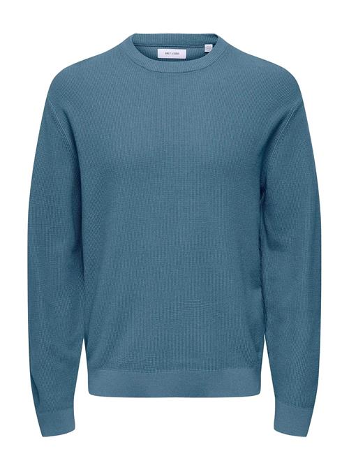 ONLY & SONS | Onstony Rlx 12 Ls Waffle Crew Knit Noos | M