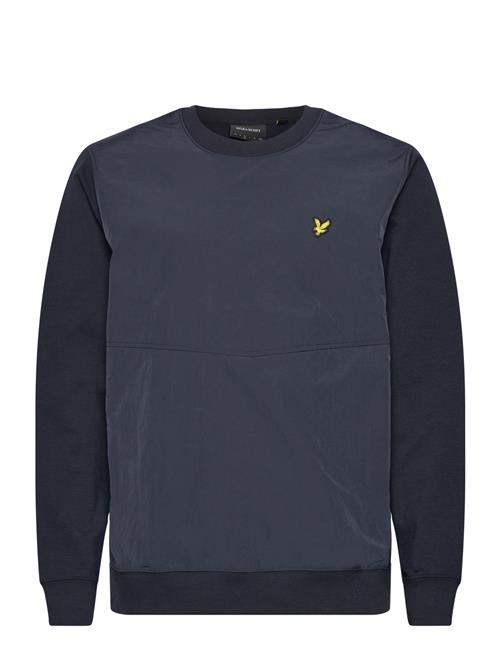Lyle & Scott | Half Raglan Hybrid Sweatshirt | L
