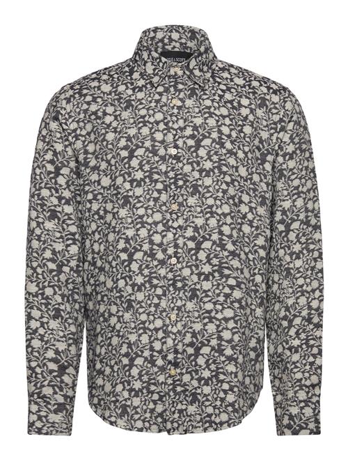 Lyle & Scott | Floral Jacquard Shirt | L