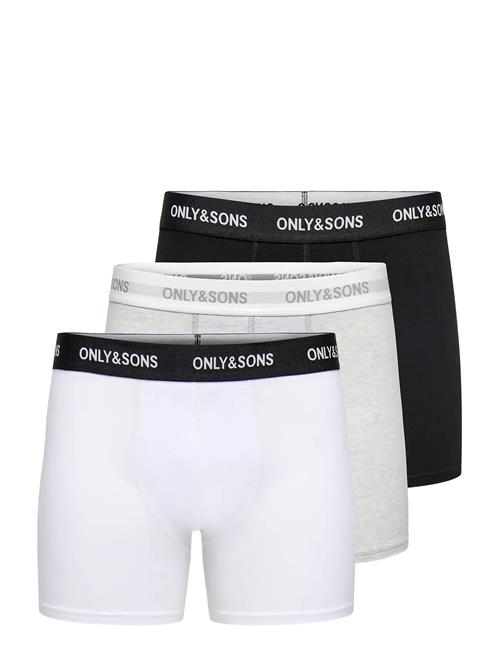 ONLY & SONS | Onsbasic Solid Boxer 3Pack Noos | XXL