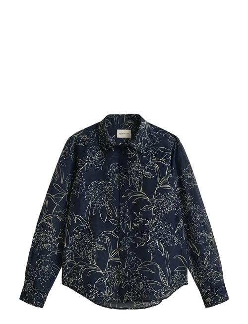 GANT | Reg Floral Print Ctn Silk Ls Shirt | 36