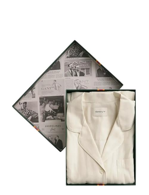 GANT | Satin Stripe Pajama Set Gift Box | L