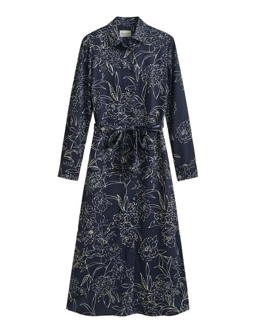 GANT | Floral Print Ls Shirt Dress | 42