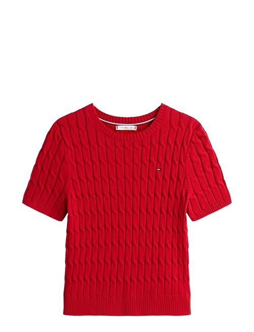 Tommy Hilfiger | Co Cable Mid Gg S/S C-Nk Swt | XXL
