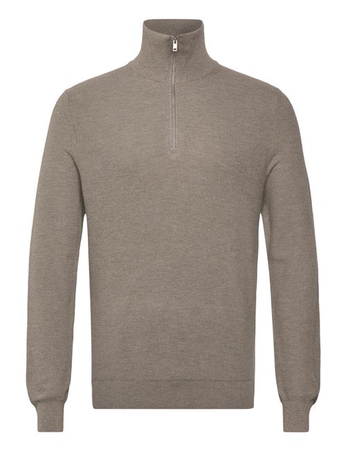 Mango | Microstructure Sweater With Zipper Collar | L