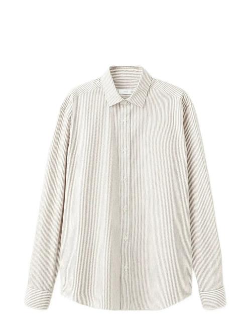 Mango | Regular Fit Striped Cotton Shirt | XXL