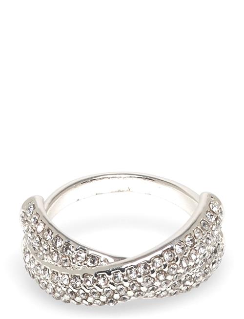 Pilgrim | Edtli Crystal Ring Silver-Plated | ONE SIZE