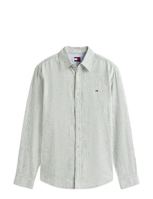 Tommy Jeans | Tjm Reg Linen Mx Strp Shirt Ext | XL