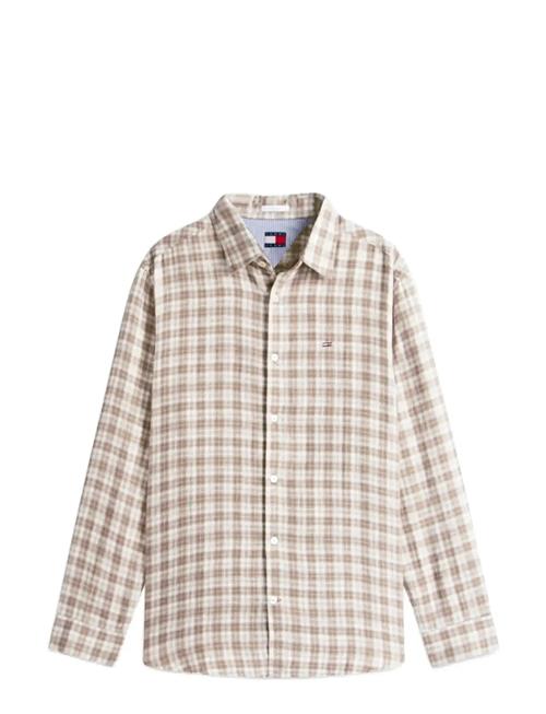 Tommy Jeans | Tjm Rlx Linen Blend Check Shirt | XXL