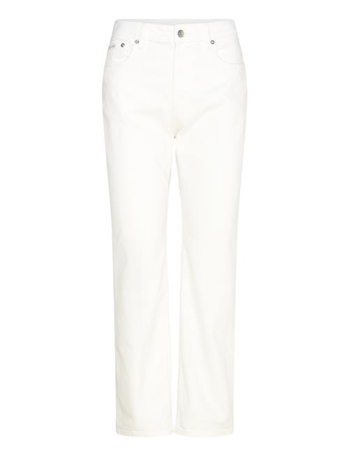 Calvin Klein Jeans | High Rise Straight Chalk White | RG/26