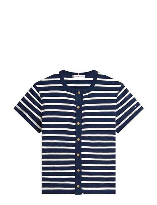 Tommy Hilfiger | Gold Button Slim Ss Tee | S