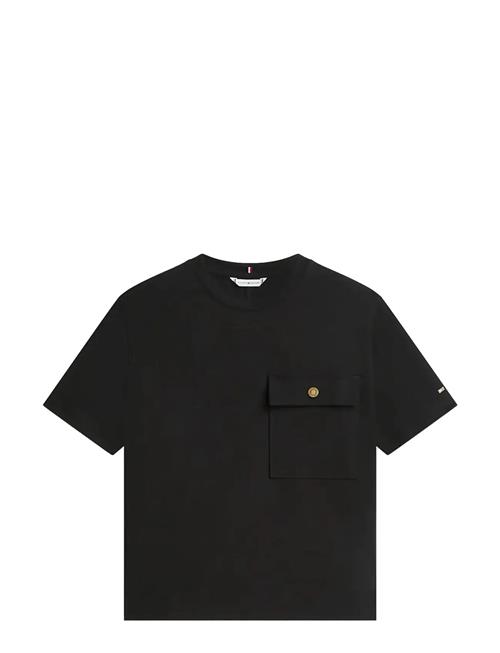Tommy Hilfiger | Gold Button Long Ss Tee | XXS