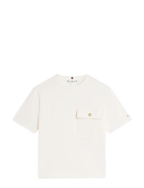 Tommy Hilfiger | Gold Button Long Ss Tee | XS