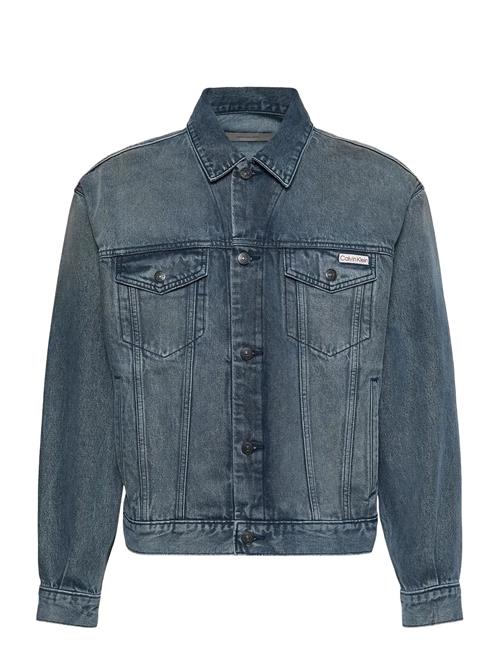 Calvin Klein Jeans | 90S Blue Ash Stone Trucker | XXL