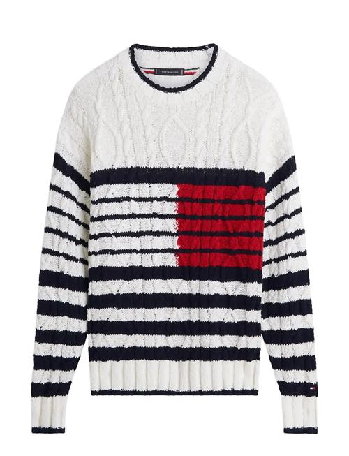 Tommy Hilfiger | Breton Flag Cable Crew | XXL