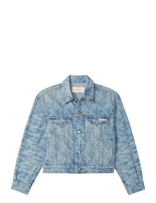 Calvin Klein Jeans | Aop 90S Trucker Jacket Lt Playbi | M