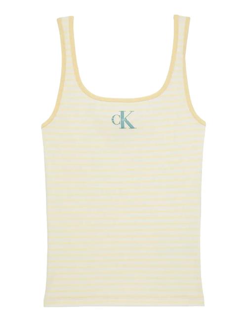 Calvin Klein Jeans | Striped Monologo Scoop Nk Rib Ta | XL