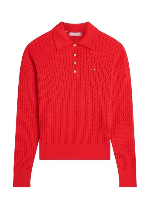 Tommy Hilfiger | Co Cable Fine Gg Rlxd Polo Swt | XL