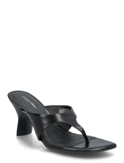 Calvin Klein | Sculpt Kitt Heel Sndl Thong Lth | 38