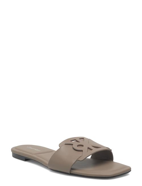 Calvin Klein | Square Flat Sandal Emblem | 40