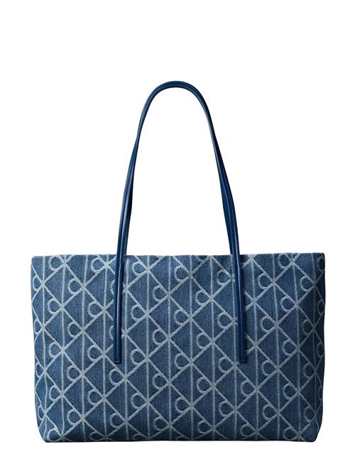 Calvin Klein | Emblem Aop Denim Tote W/ Pouch | ONE SIZE