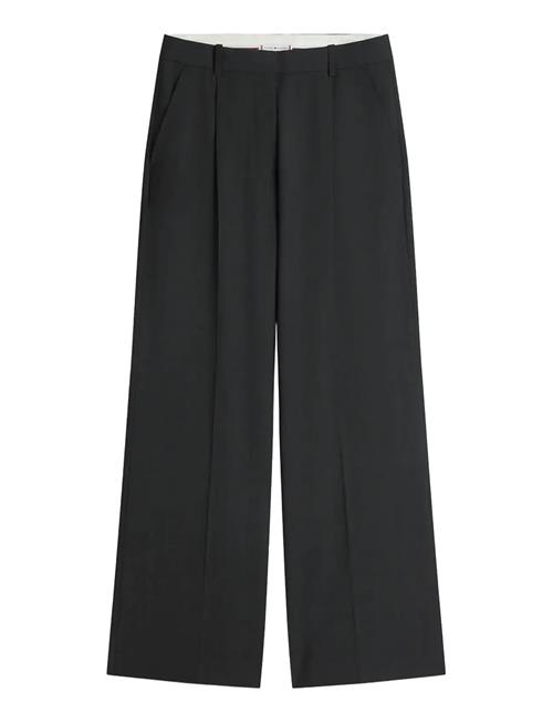 Tommy Hilfiger | Wool Blend Check Hw Wideleg Pant | 38