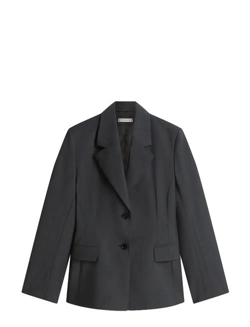 Tommy Hilfiger | Wool Blend Check Waisted Blazer | 36